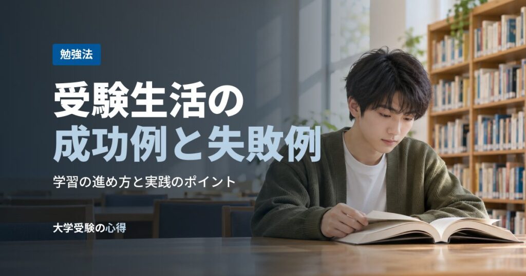 受験生活の成功例と失敗例