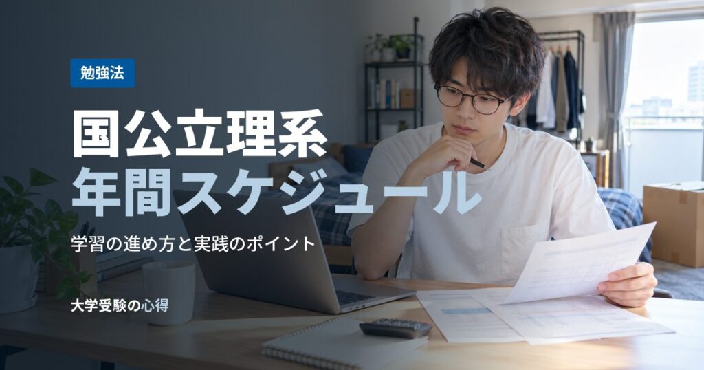 国公立理系年間スケジュール