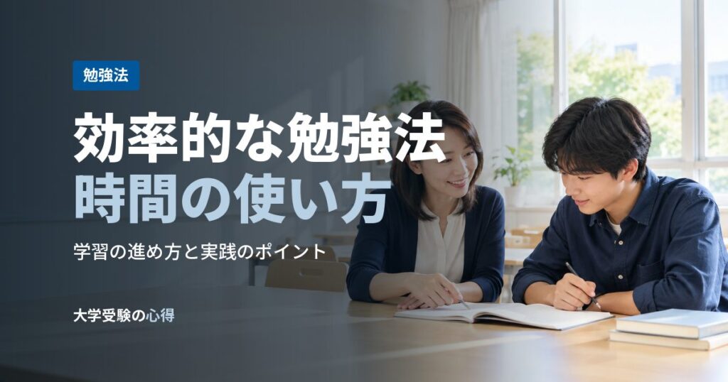 効率的な勉強法時間の使い方