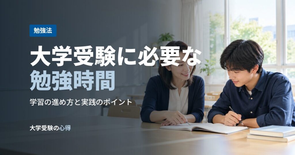 大学受験に必要な勉強時間